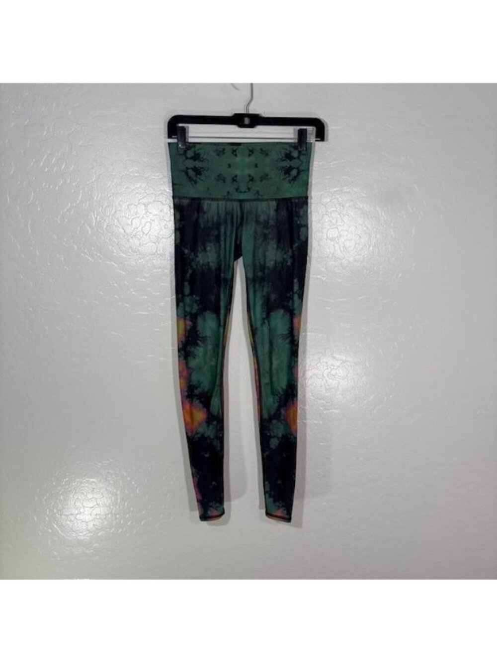 Teeki Leggings Womens XS Multicolor Tie Dye High Rise Ankle Yoga Pants Gym